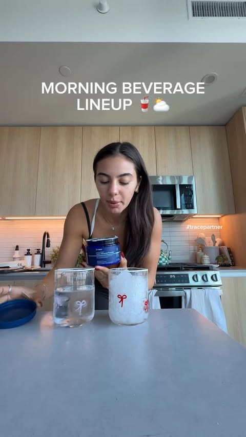 Instagram post by @ttaylorolsen for Trace Minerals. Caption reads: MORNING BEVS! 

Thanks to @tracemineralsresearch....