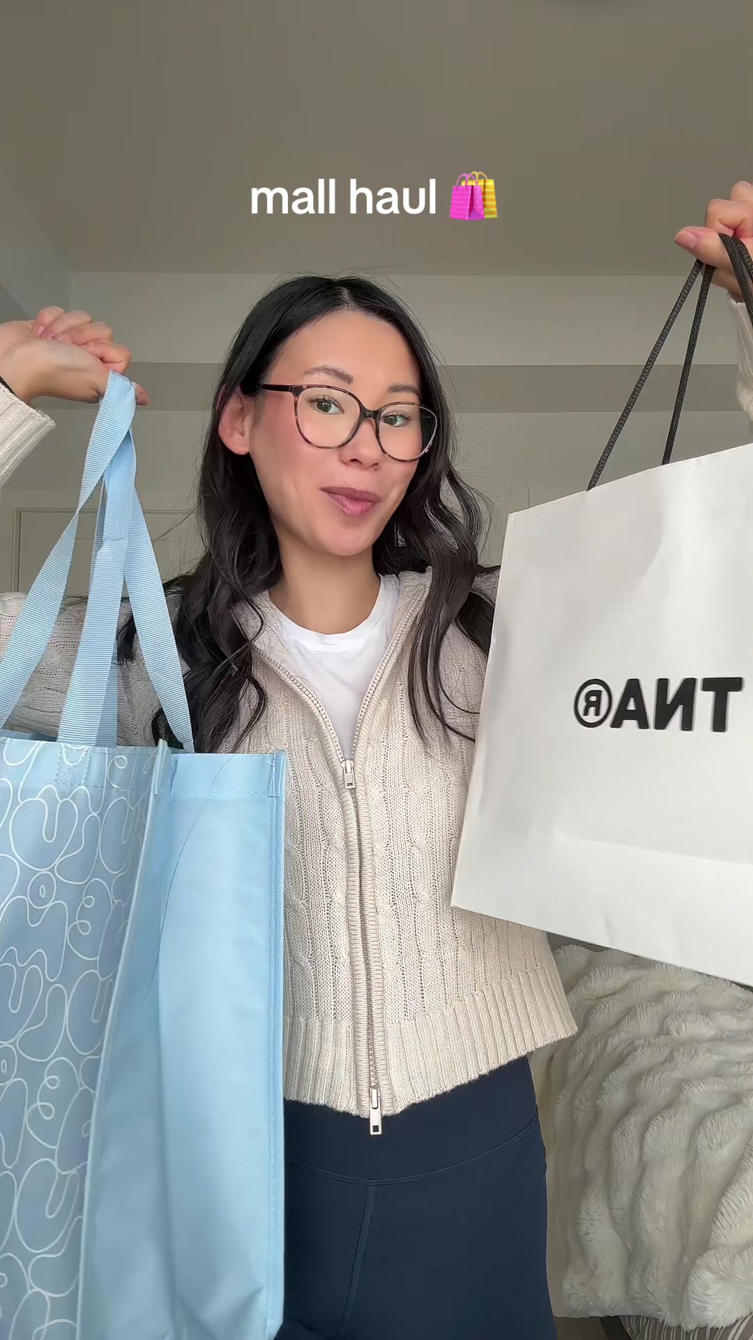 TikTok post by @gabilemoine for Aritzia. Caption reads: [...] LTK #lululemon #lululemoncreator #ad....