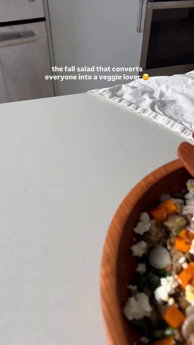 Instagram post by @munchinwithmaddie_ for Pacific Foods. Caption reads: no sad salads around here 👏 always loading mine....