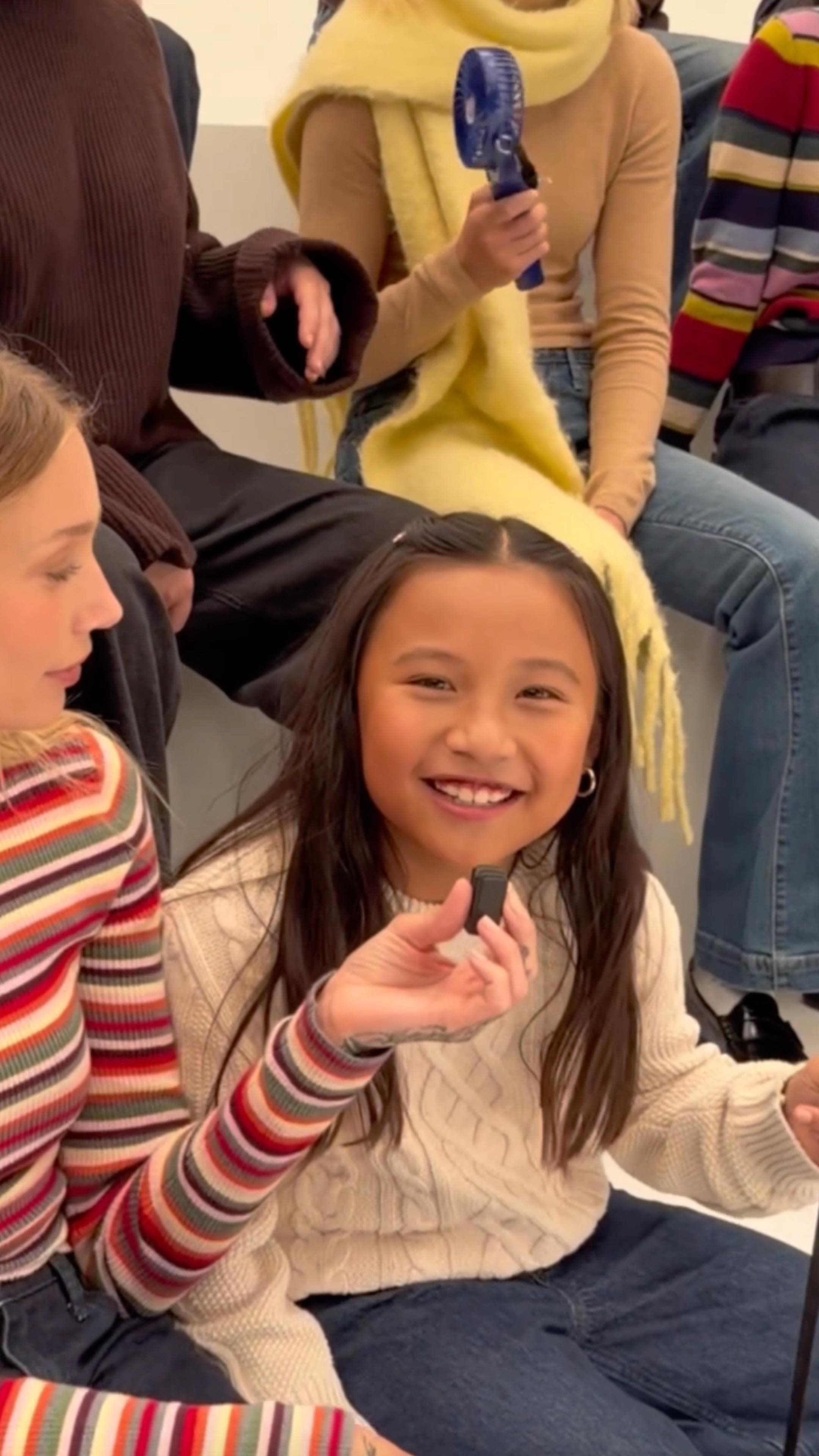 Instagram post by @zoeerianna for GAP. Caption reads: Zoë cam.

Our youngest choir member takes us....