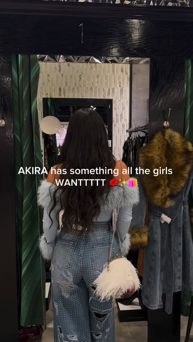 Instagram post by @byjacklynsof for ShopAKIRA. Caption reads: AKIRA has something ALLLLLL the girls want.......
