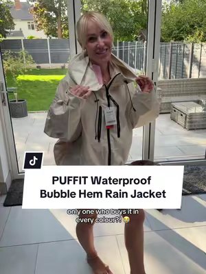 TikTok post by @bexhodgson0 for PUFFIT UK Shop. Caption reads: When a girl loves something she’ll get it in every....