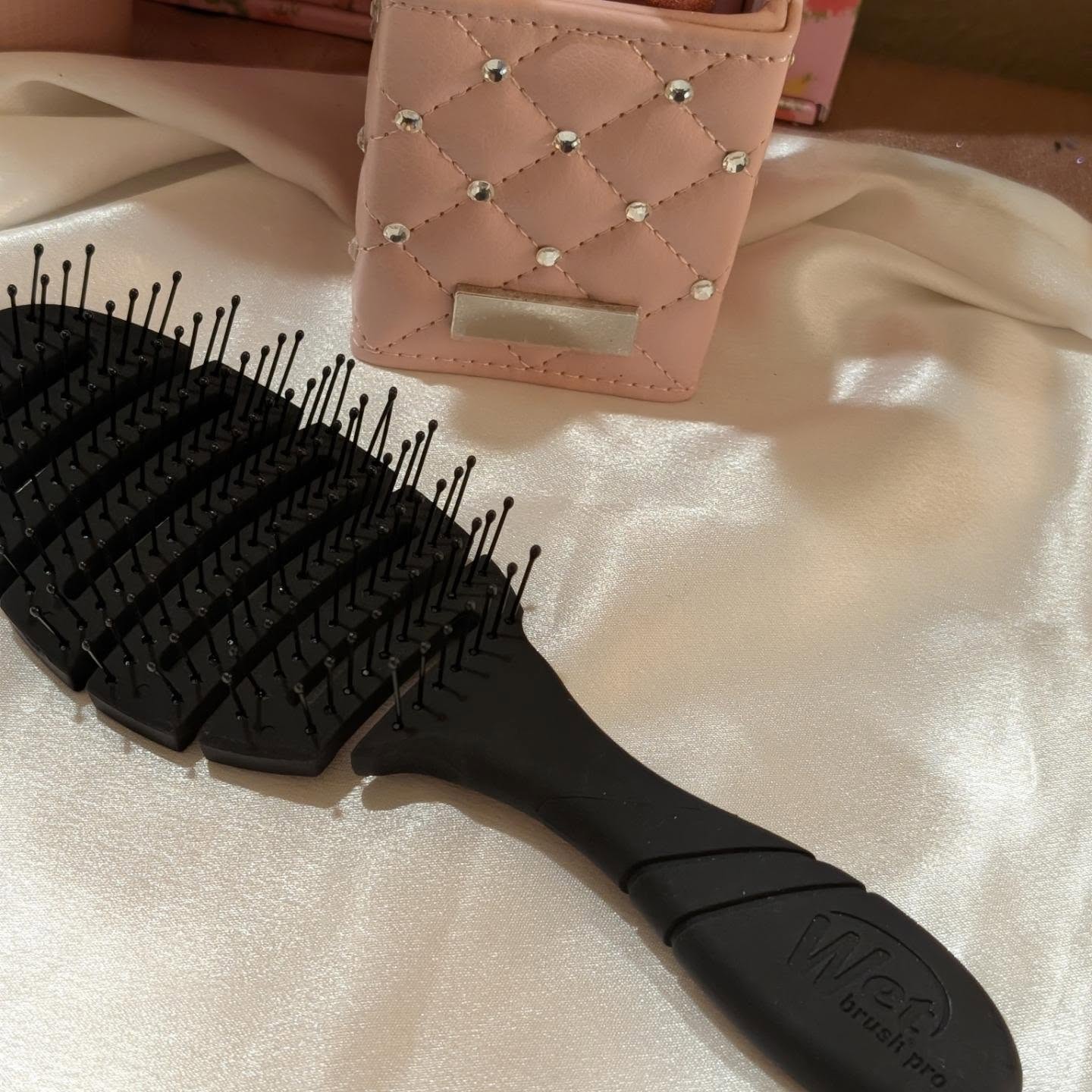 Instagram post by @kimreed930 for Wet Brush. Caption reads: Wet brush pro The original detangler hairbrush.....