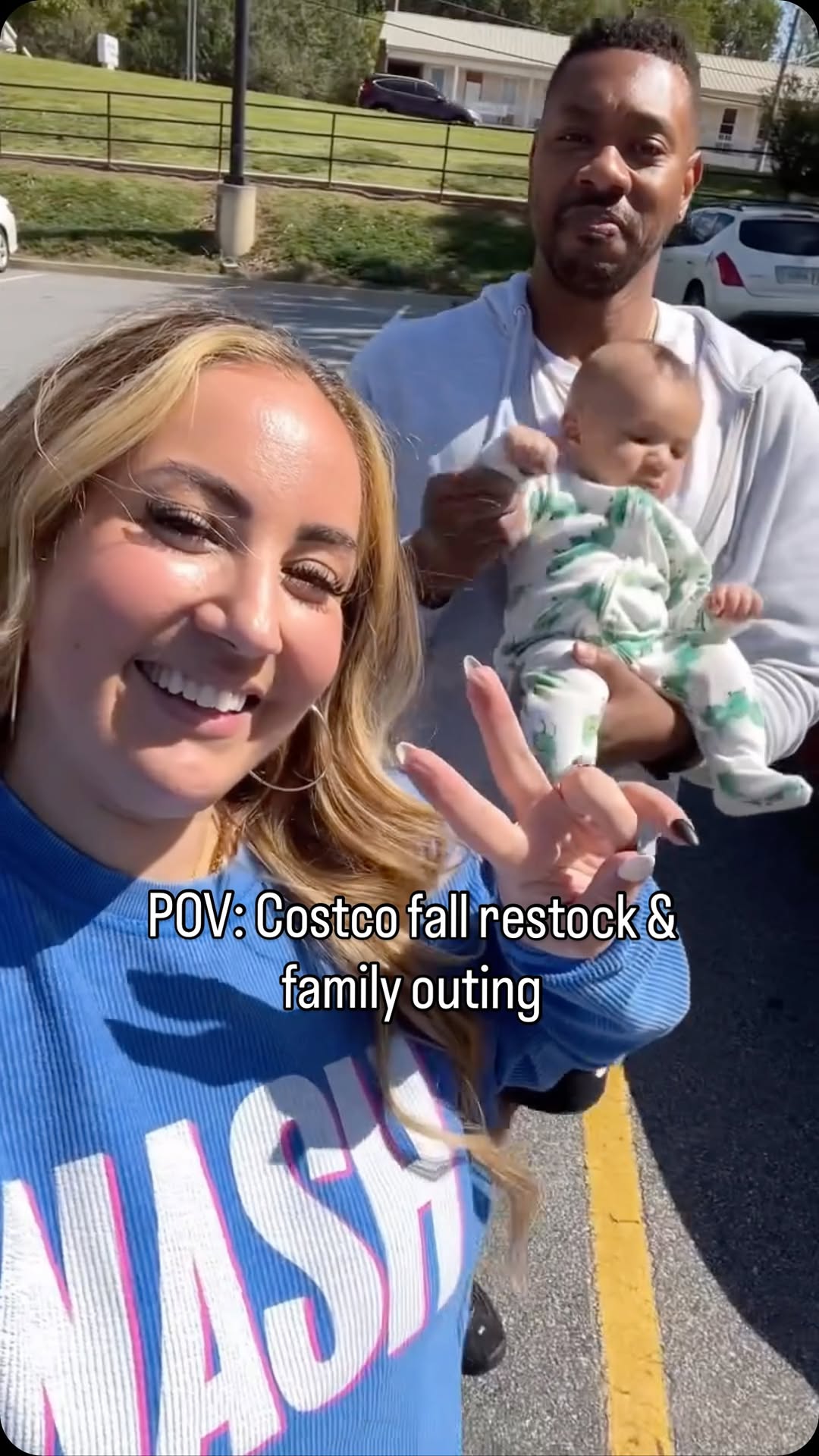 Instagram post by @badbatchbaking for The Cheesecake Factory. Caption reads: Fall outing as a new family 🥰 thanks to everyone....