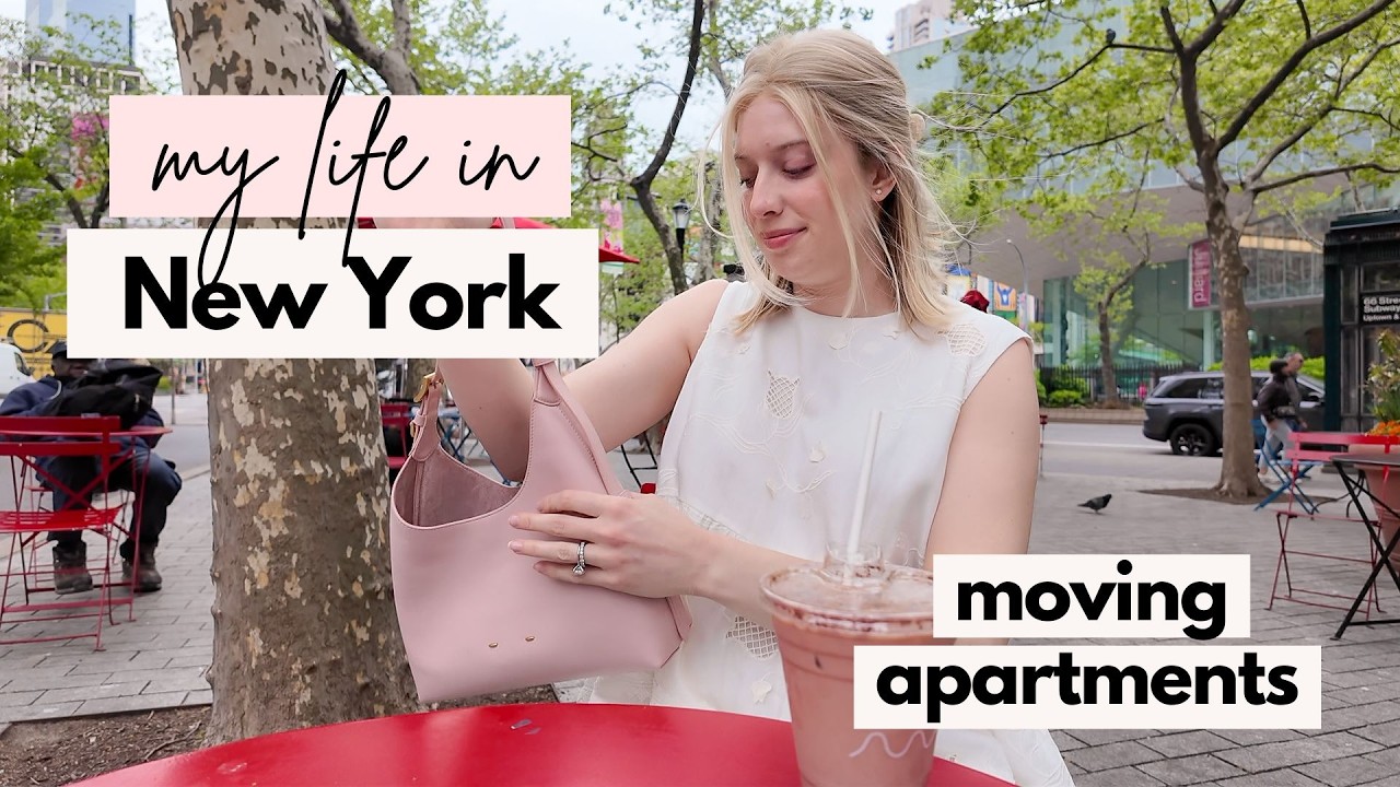 YouTube post by @TaylorMorello for Emi Jay. Caption reads: Come along on another week in my life in New York....