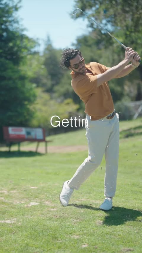 Instagram post by @jakehuttgolf for Warby Parker. Caption reads: The new @warbyparker Sport sunglasses cut glare,....
