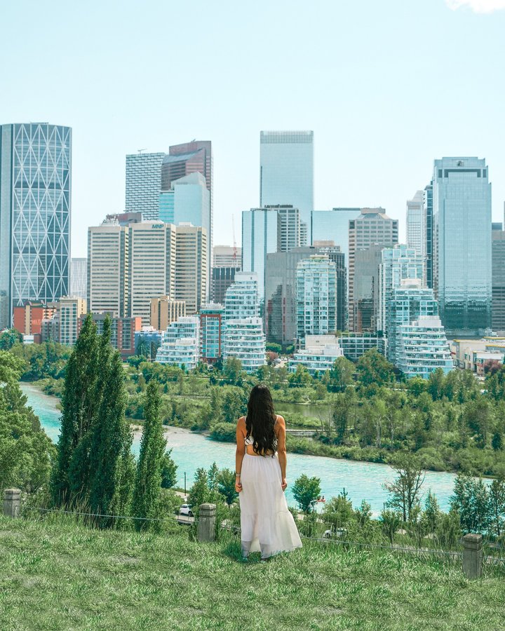 Instagram post by @helloangelia for Tourism Calgary. Caption reads: 10 BEST things to do in Calgary ⬇️✨

AD | We....