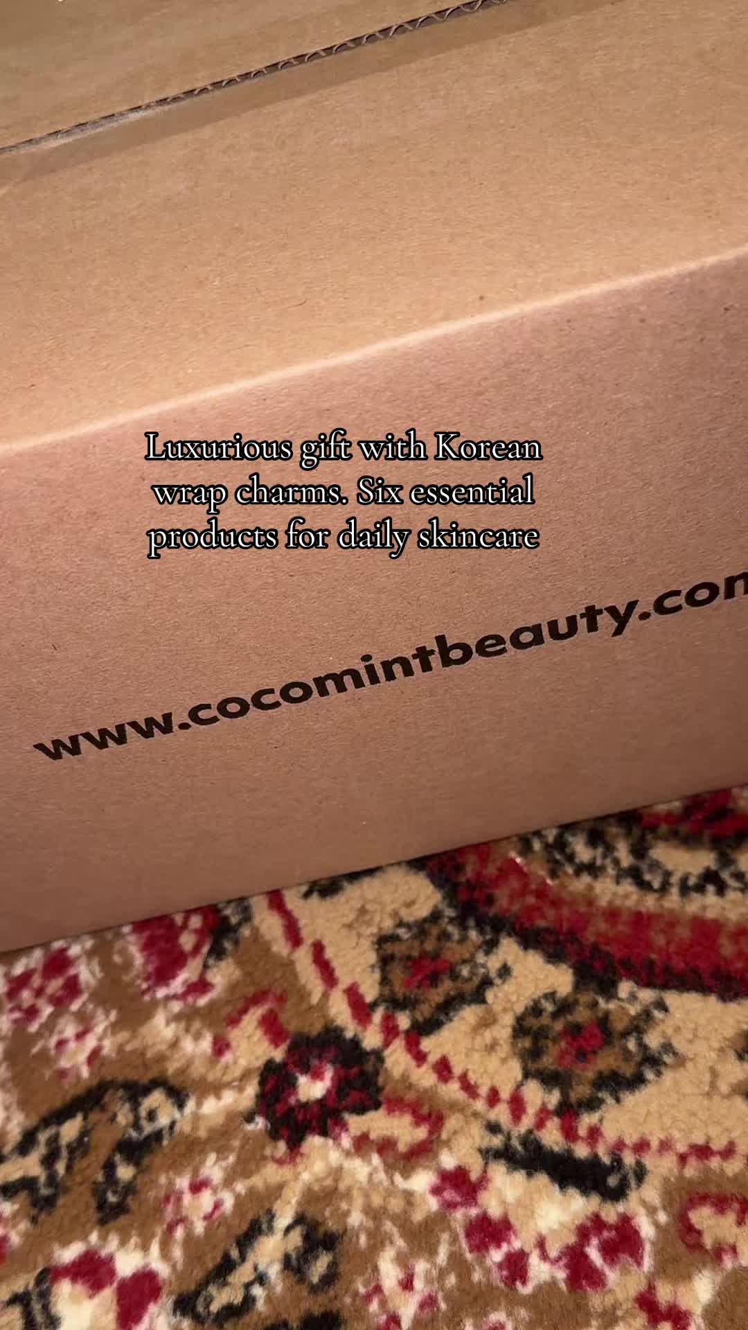 TikTok post by @bhattabist2069 for Cocomint Beauty. Caption reads: cocomintbeauty - Viral K-beauty Essentials ox | AM....