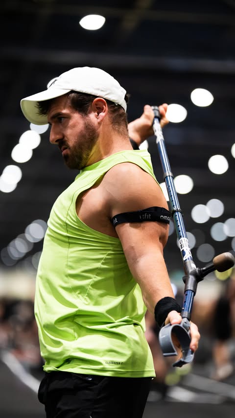 Instagram post by @wetherill.para.fit for Amazfit. Caption reads: [...] everything and I’m so thankful to have....