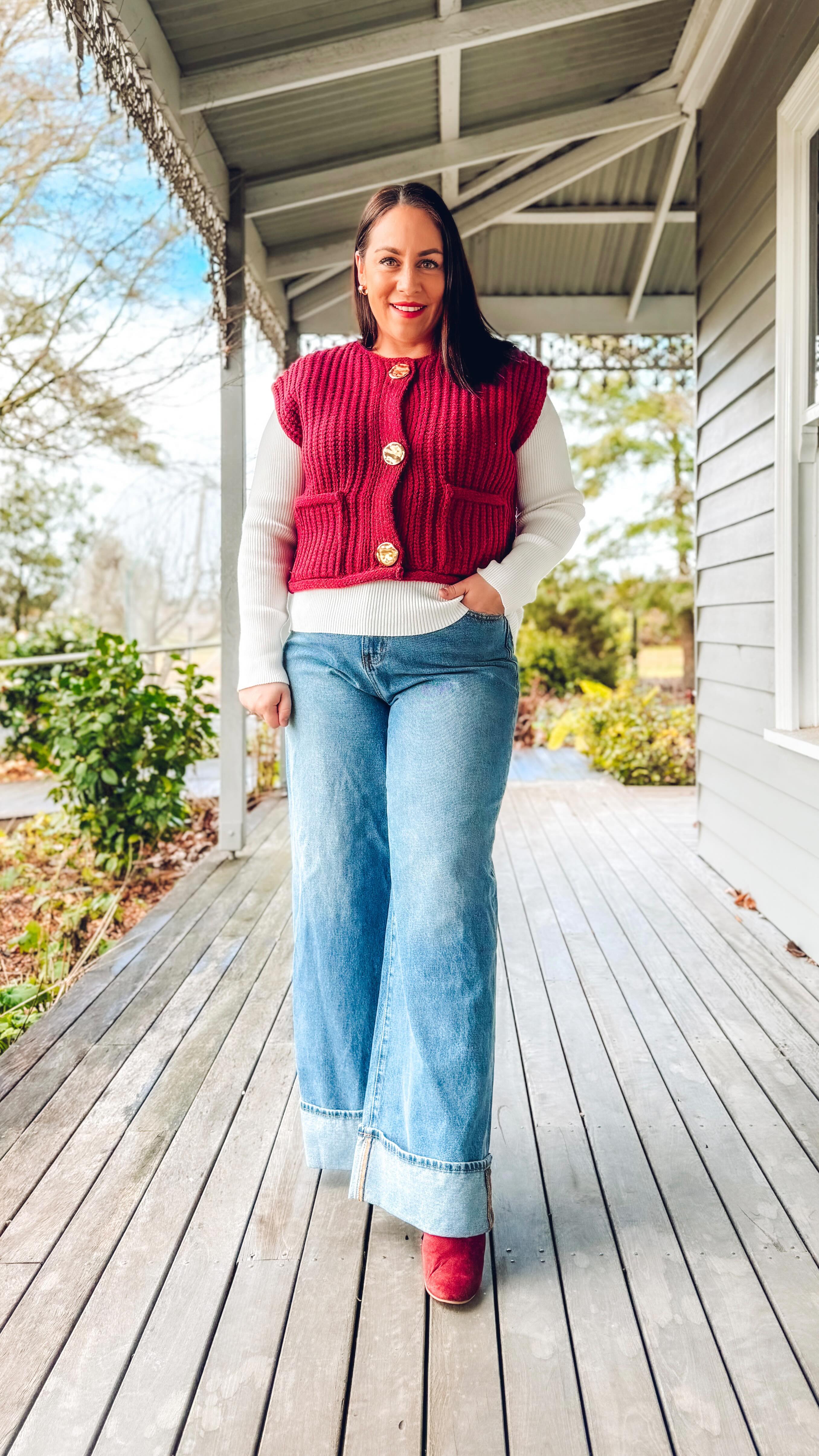 Instagram post by @stylelistau for Salty Crush. Caption reads: Winter mum fits with @stylelistau 🤍 

Wearing our....