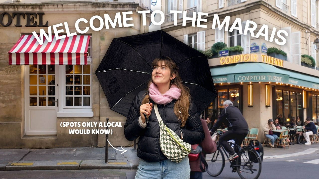 YouTube post by @arielleinparis for Typology. Caption reads: [...] in Paris! Thank you, Typology, for....