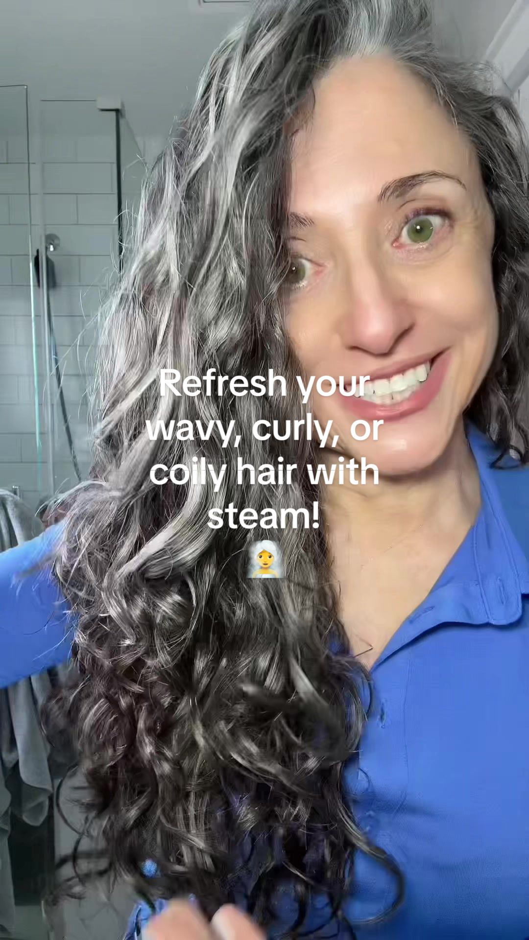 TikTok post by @grayawhile for Conair. Caption reads: [...] Small learning curve but worth it! @Conair....
