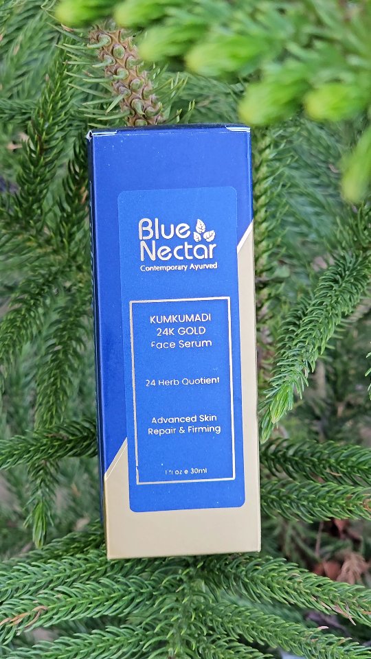 Instagram post by @drbhartimehta9585 for Blue Nectar. Caption reads: Give your skin a little Love with this amazing....