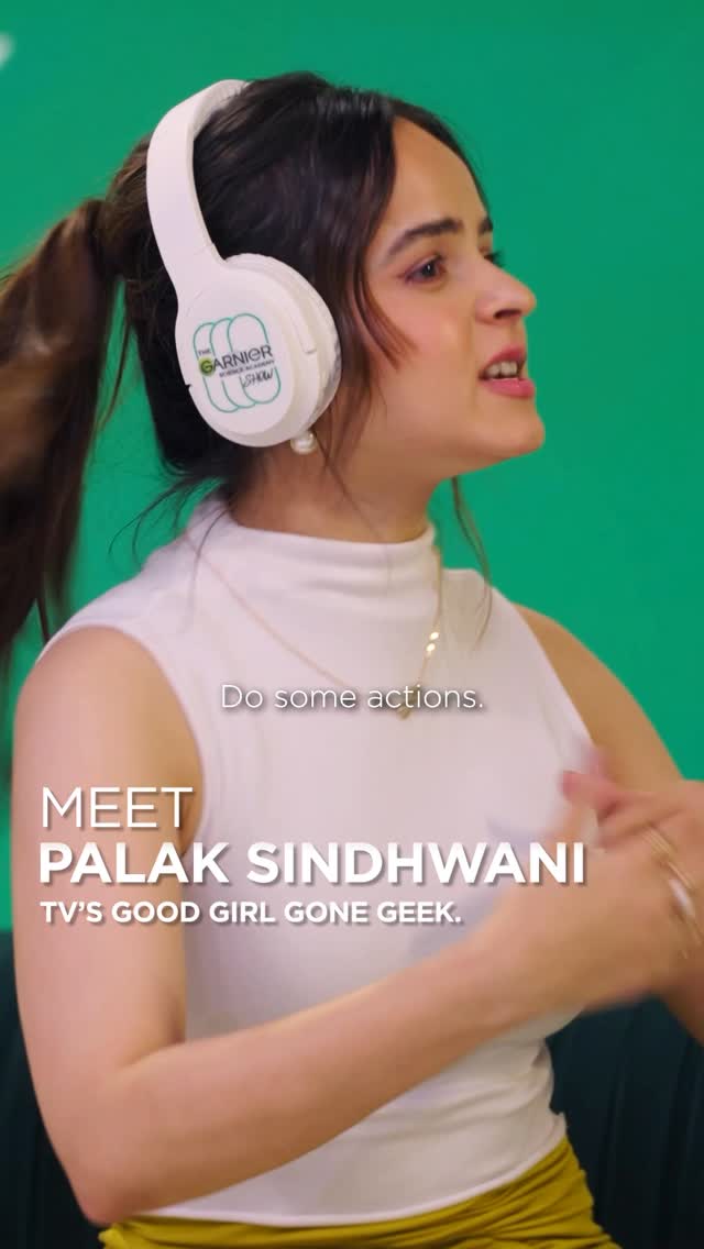 Instagram post by @palaksindhwani for Garnier India. Caption reads: Sweet on the outside, sharp on the inside,....
