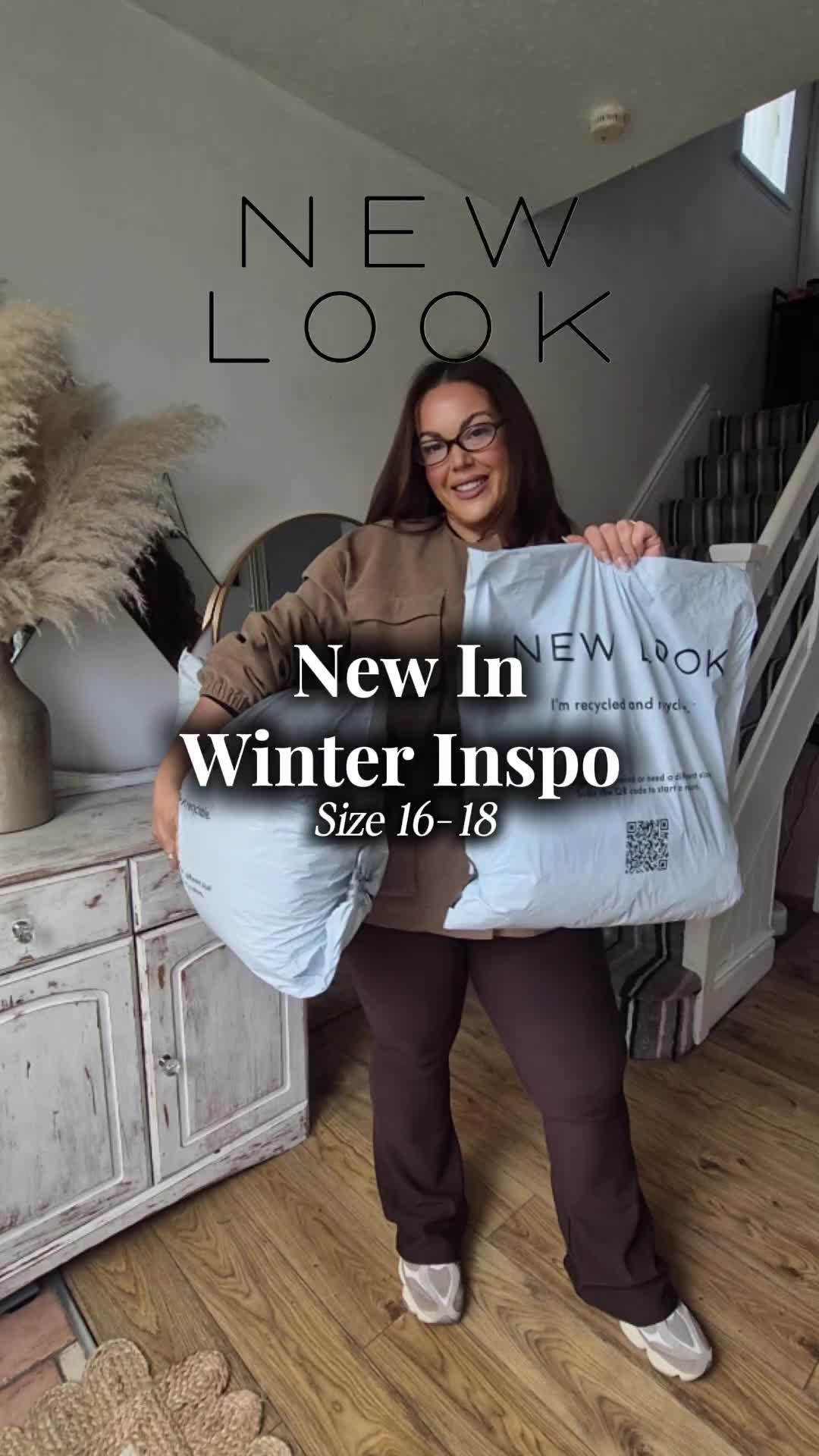 TikTok post by @tamminak for New Look. Caption reads: Your 2026 Jeans @New Look Online #ad....