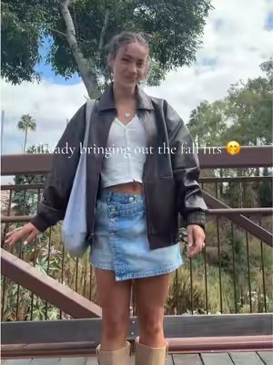TikTok post by @candacejoykozak for Tillys. Caption reads: obsessed with this jacket @Tillys i’m wearing a....