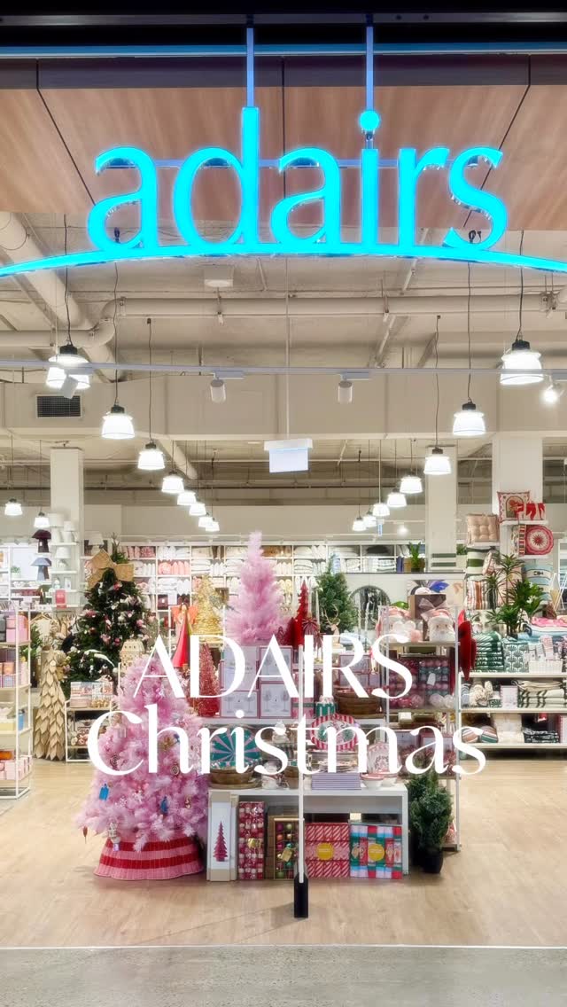 Instagram post by @sueshomefinds for Adairs. Caption reads: So many gorgeous pieces at @adairs for Christmas!....