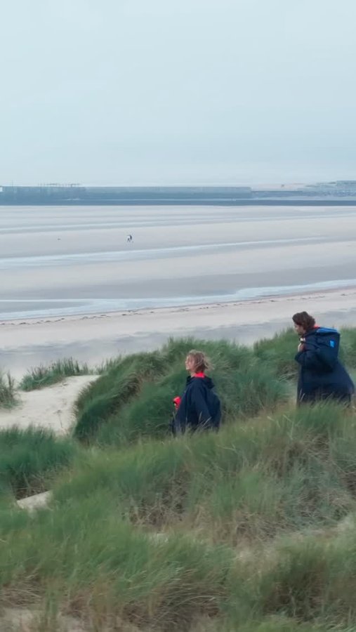 Instagram post by @amelwindsor for Finisterre. Caption reads: AD From one coast to another 🩵 The Gallivant is....