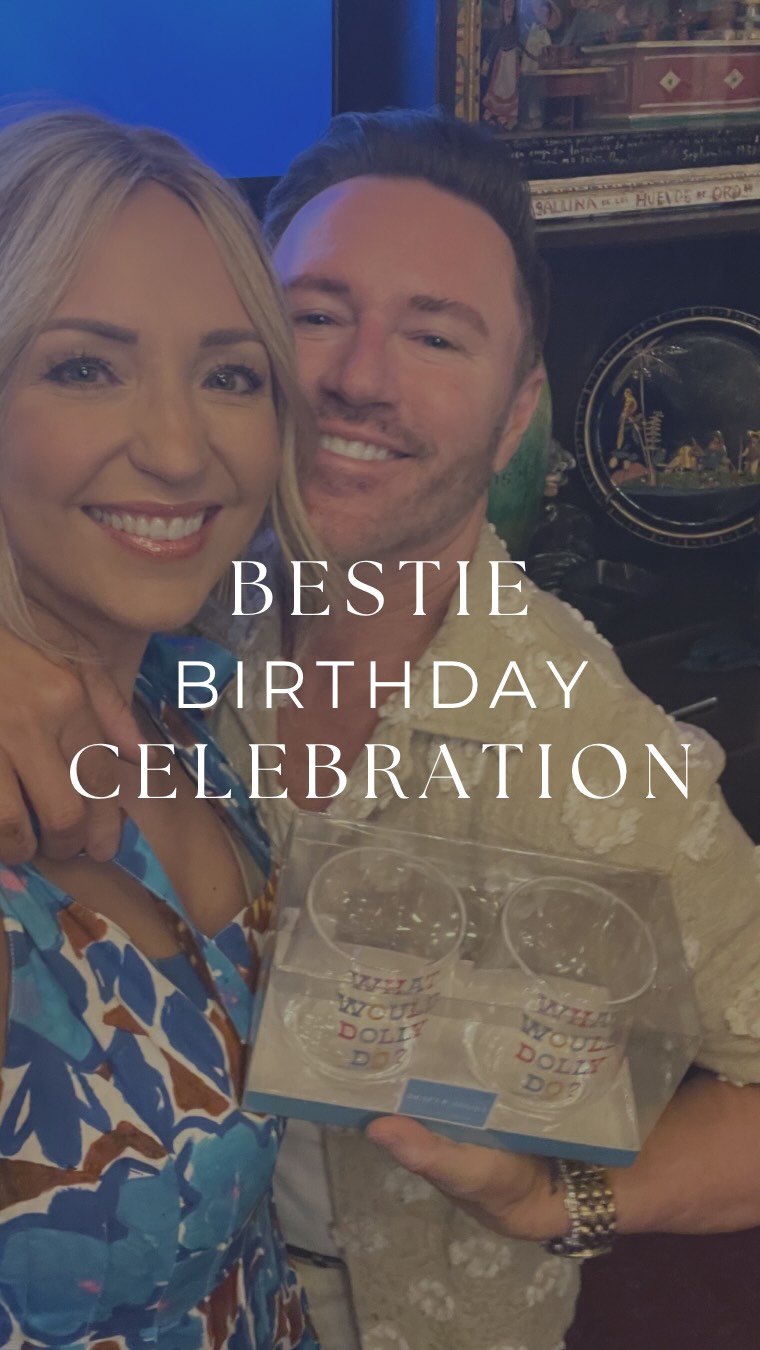 Instagram post by @rclinteriors for Draper James. Caption reads: How do you know you have a strong friendship? Let....