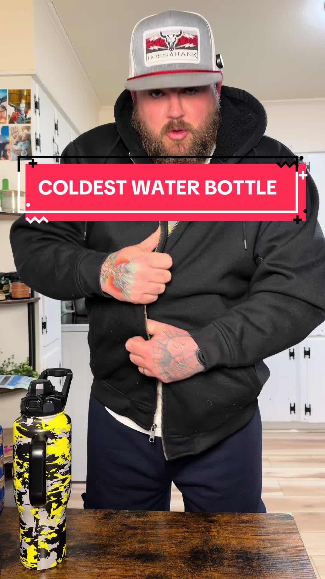TikTok post by @tru_cru for Coldest. Caption reads: Limited edition 46 Oz cup by @Coldest....