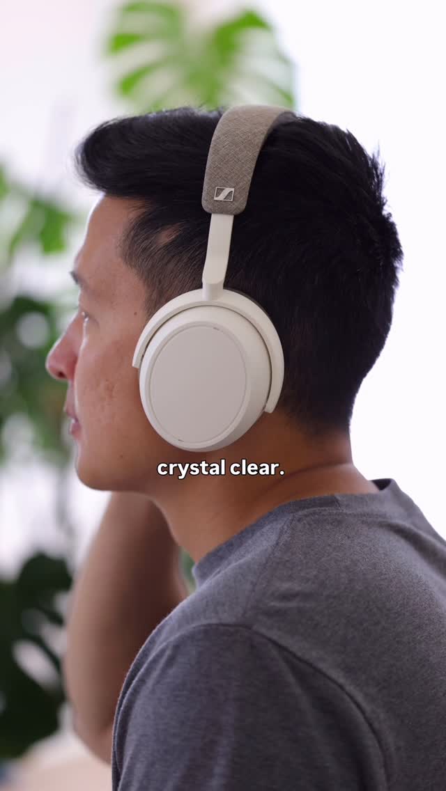 Instagram post by @nvzion for Sennheiser. Caption reads: From gate to getaway, the M4 + BTD 700 keeps your....