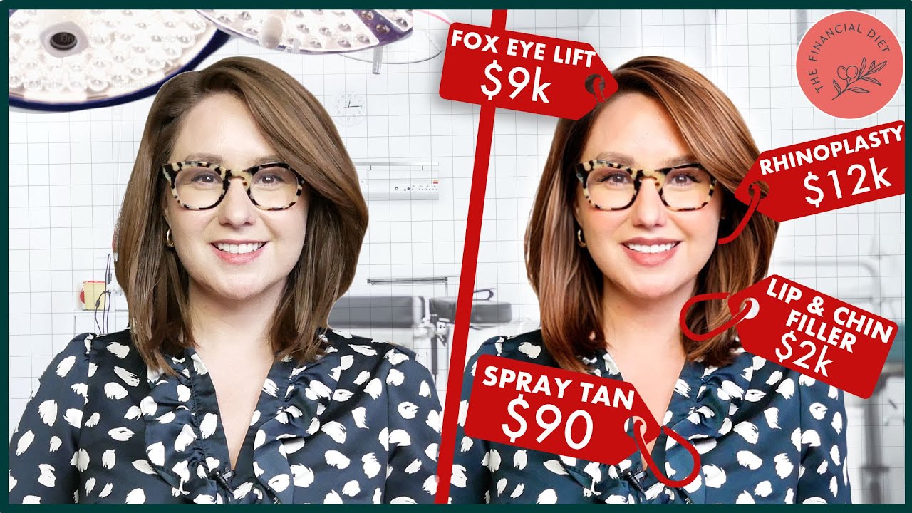 YouTube post by @thefinancialdiet for Teen Vogue. Caption reads: "You're Not Ugly, You're Just Poor": A Deep Dive.