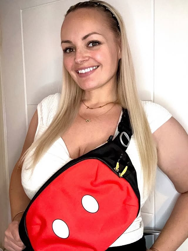 Instagram post by @jadesmagicallife for Orbitkey. Caption reads: The perfect park bag?❤️🖤 I love this @orbitkey....