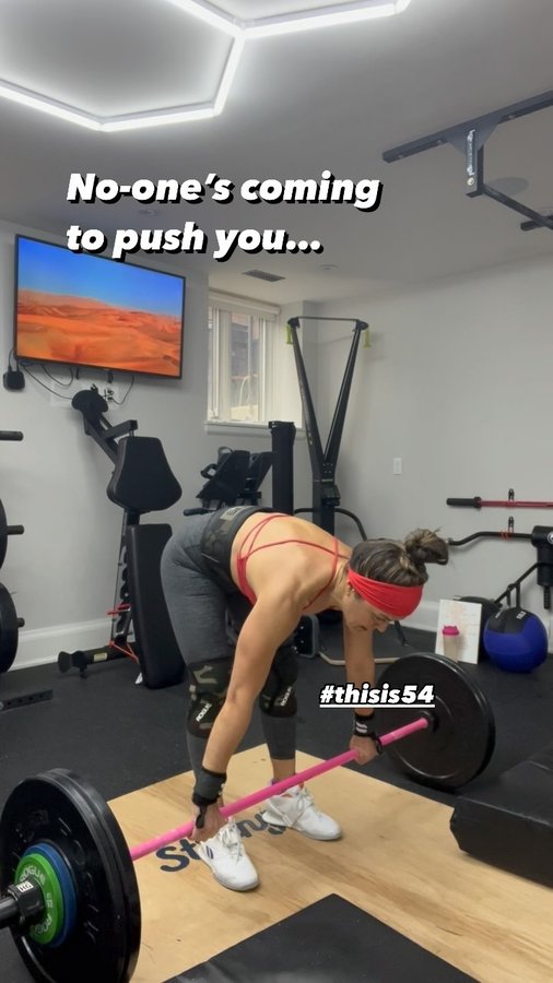 Instagram post by @strongr_movement for JUNK Brands. Caption reads: Hard truth: it’s all up to you
.
Midlife and all....