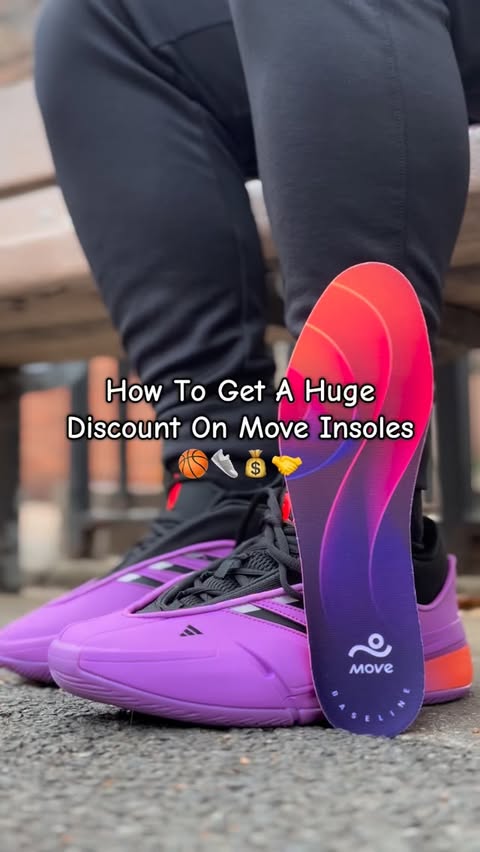 Instagram post by @solelyvin for Move. Caption reads: How To Get A Huge Discount On Move Insoles....