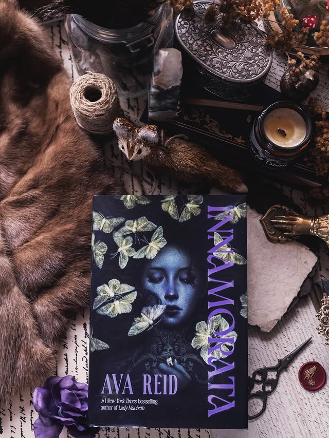 Instagram post by @amanda.the.bookish for Del Rey Books. Caption reads: [...] to pick up? 👀 I’m so thankful to....