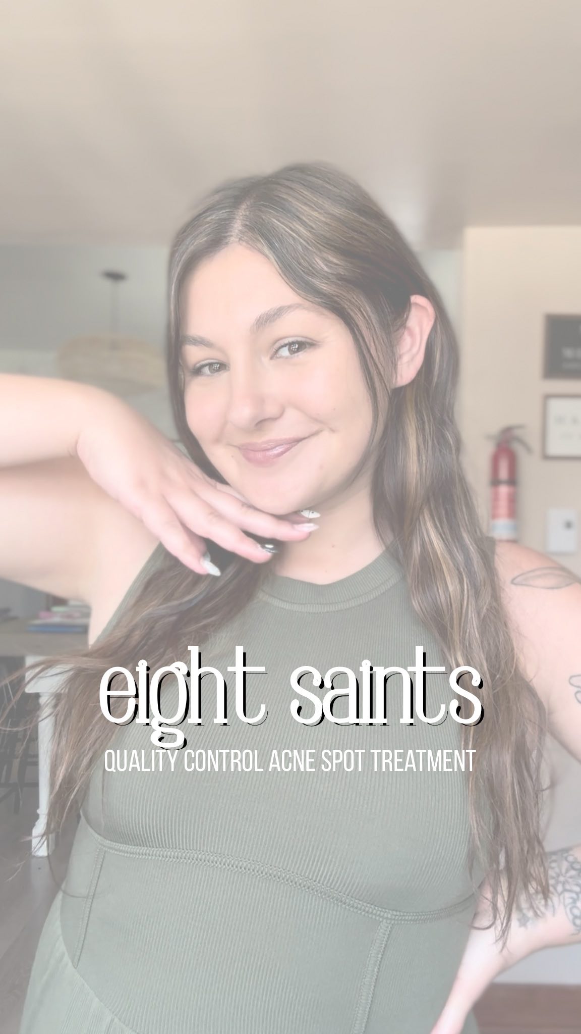 Instagram post by @lifeofetter for Eight Saints Skincare. Caption reads: Keeping up with the little ones is a full-time....