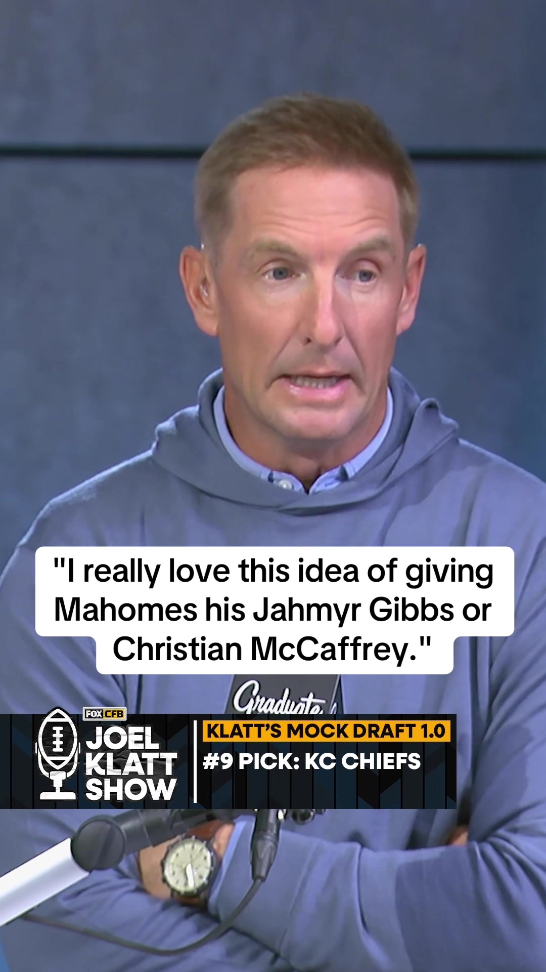 TikTok post by @joelklattshow for Hilton. Caption reads: [...] the spark the Chiefs need. Sponsored by....