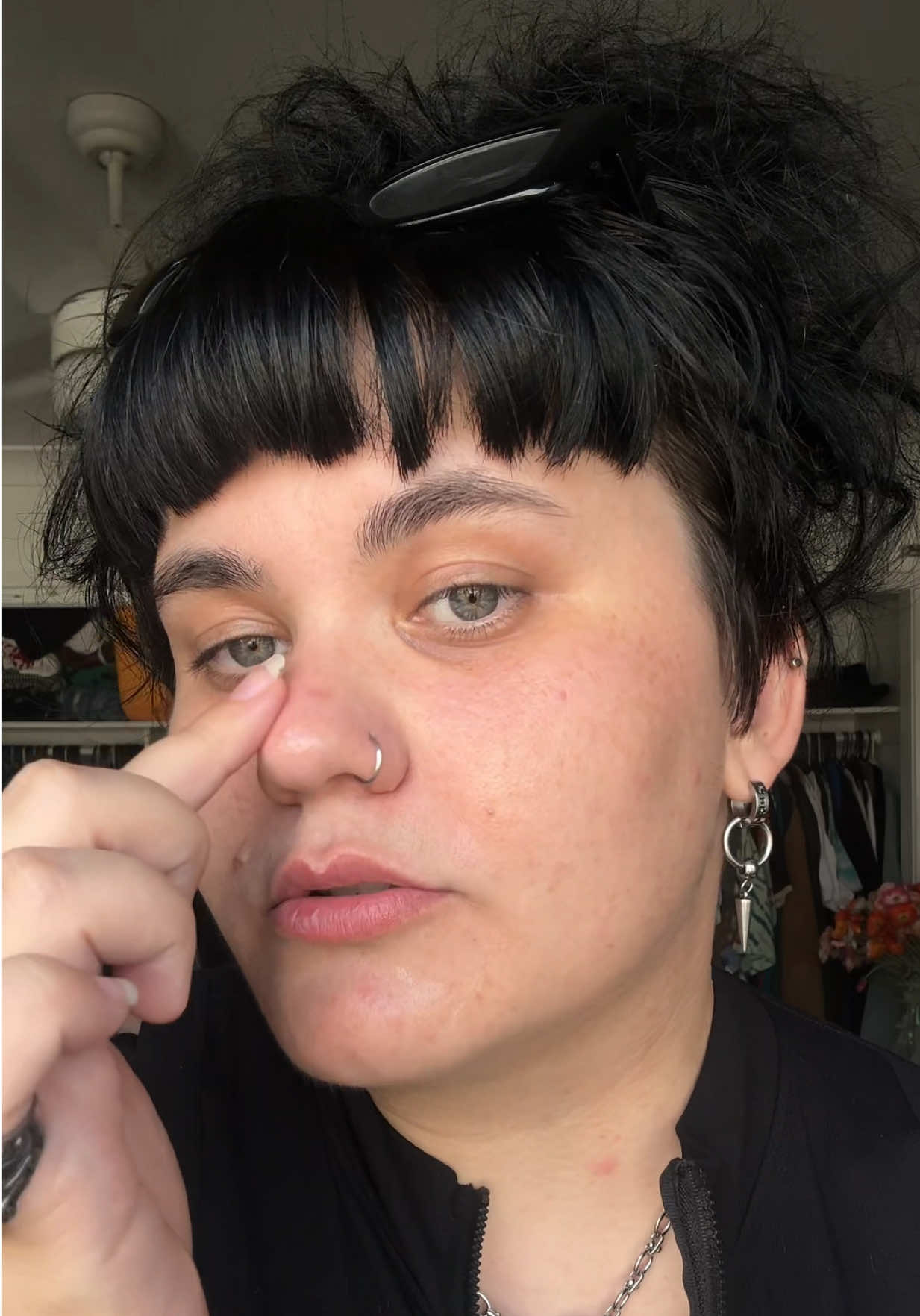TikTok post by @auntyspooky for HAUA. Caption reads: Dark spots? @HAUA have got your back baby!!! Their....