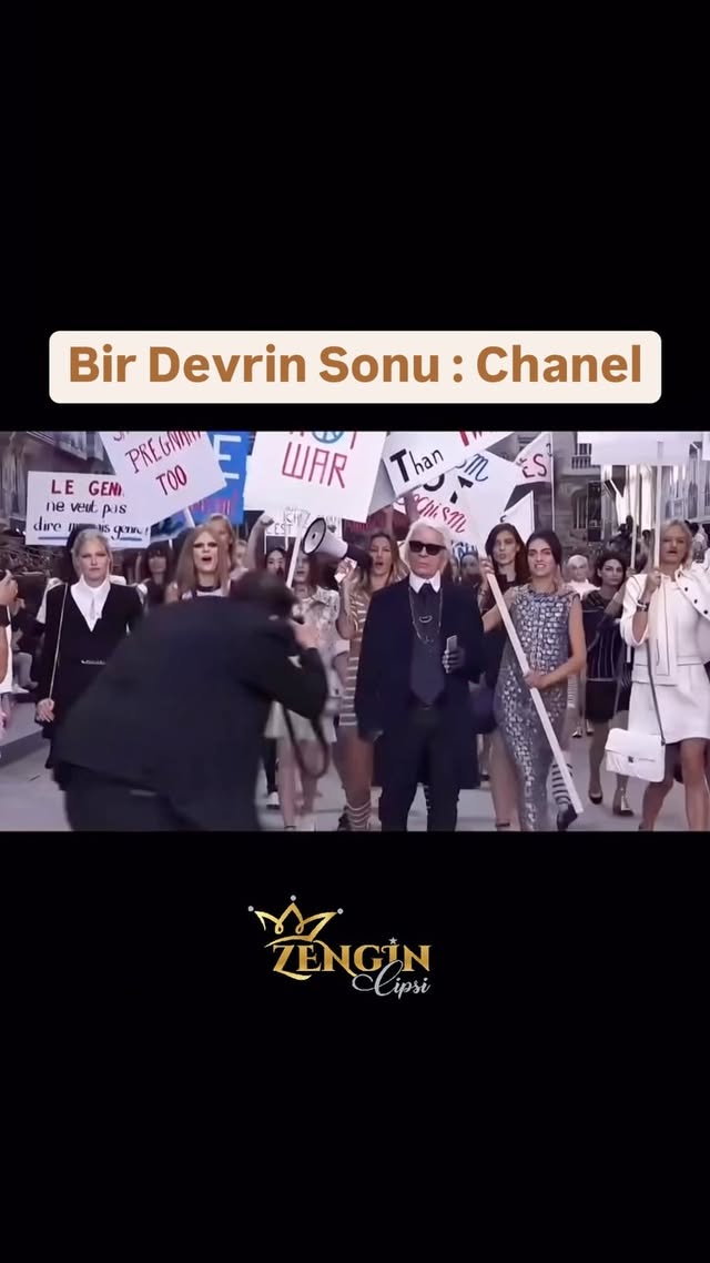 Instagram post by @zengincipsi for KARL LAGERFELD. Caption reads: [...] kare. 

Chanel’in kreatif direktörü Karl....