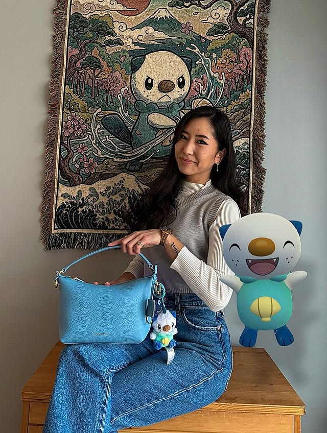 Instagram post by @osha_mami for MAISON de SABRÉ. Caption reads: Did you guys see the MAISON de SABRÉ x Pokémon....