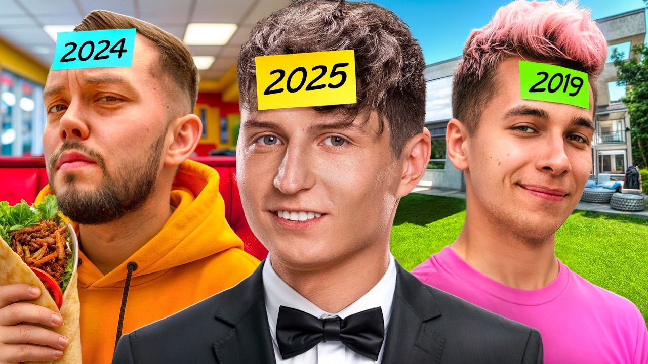 YouTube post by @Gaks8 for Goldsaver. Caption reads: Best YouTuber of EVERY YEAR (2010-2025).