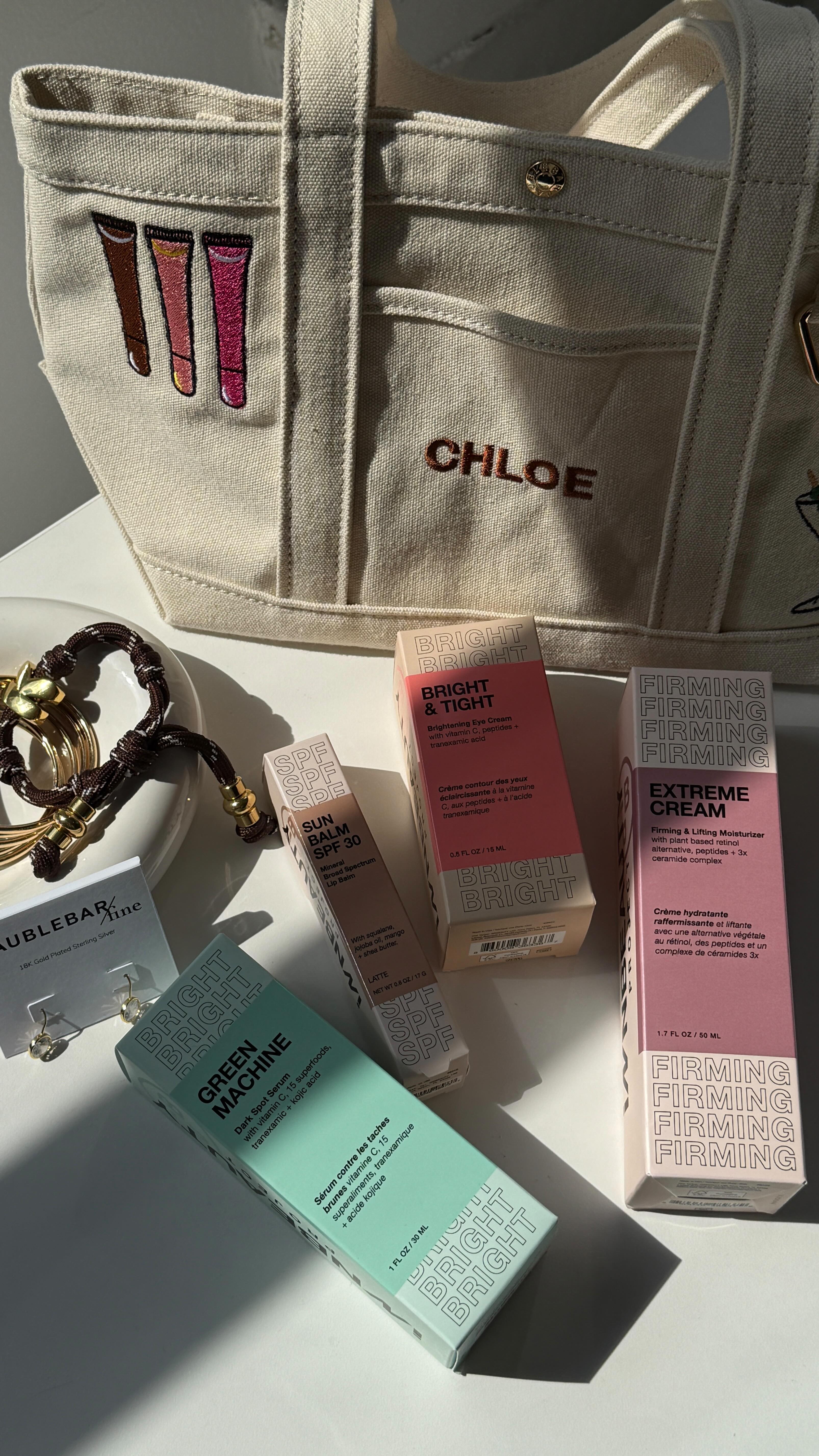 Instagram post by @innbeautyproject for BaubleBar. Caption reads: 🍂🤎ULTIMATE FALL GIVEAWAY🤎🍂
@baublebar and....