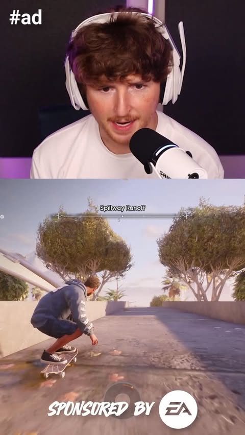 Instagram post by @caylus for Electronic Arts. Caption reads: I thought this trickline would fail… but the dark....