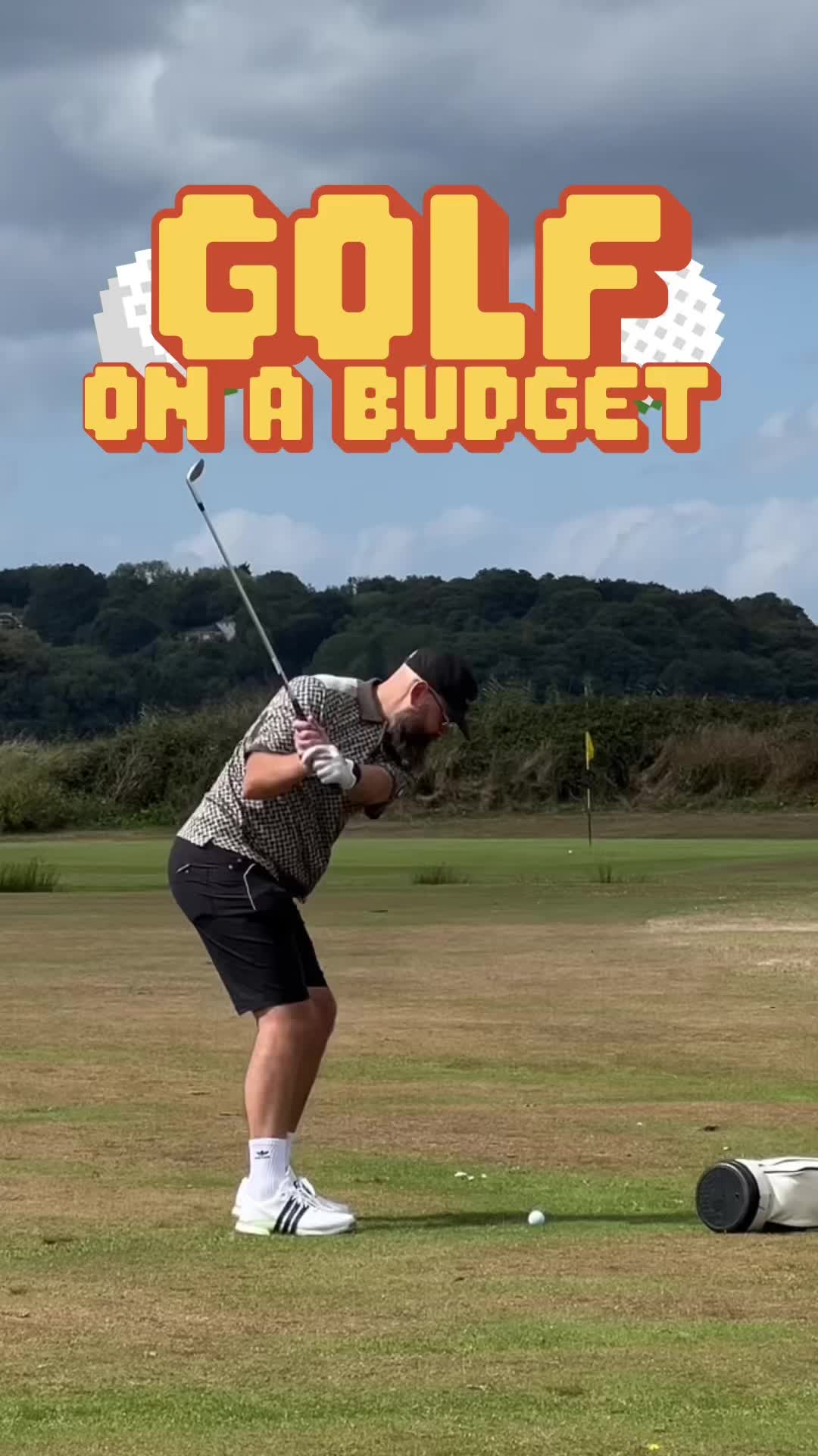TikTok post by @golfhipster for Manors Golf. Caption reads: @Manors Golf gave me £250 to find out which....