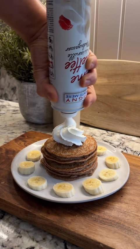 Instagram post by @marino_katsouris for MyProtein. Caption reads: Let’s make the best protein pancakes @myprotein....