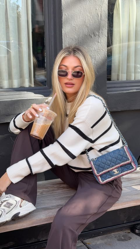 Instagram post by @madisonappel for Aerie. Caption reads: [...] tennis coach spends their off day with....