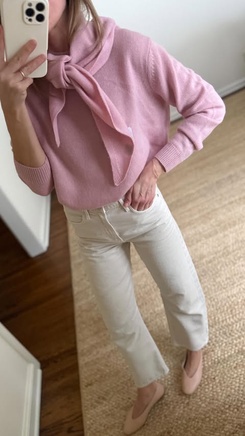 Instagram post by @all_themoments for tuckernuck. Caption reads: spring staples with @tuckernuck 🌷this cashmere....