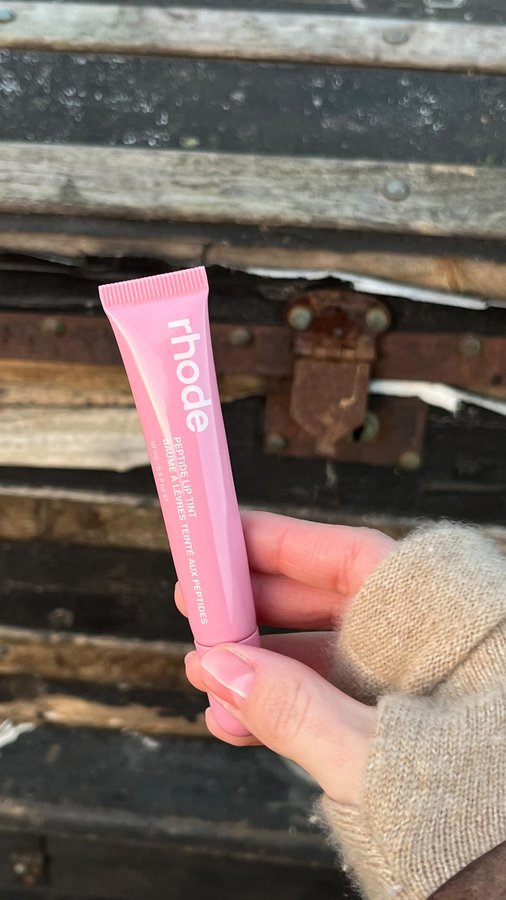 Instagram post by @lana_thegraves for Rhode Skin. Caption reads: .