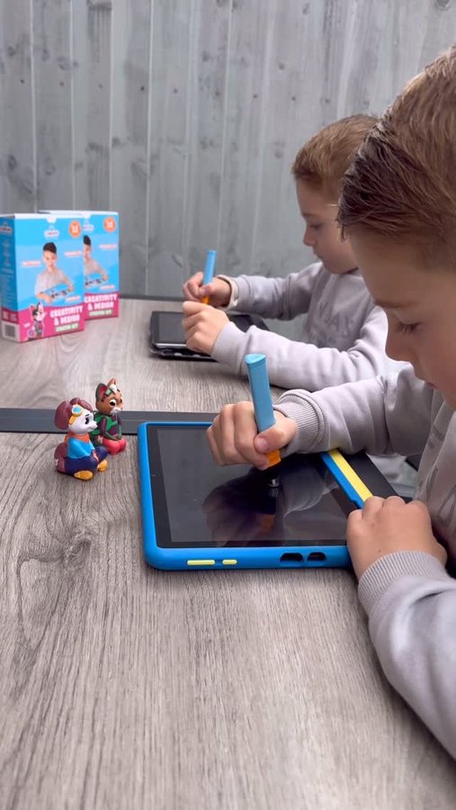 Instagram post by @gemma_tommy_george_ for Edurino. Caption reads: [...] by turning screen time into....