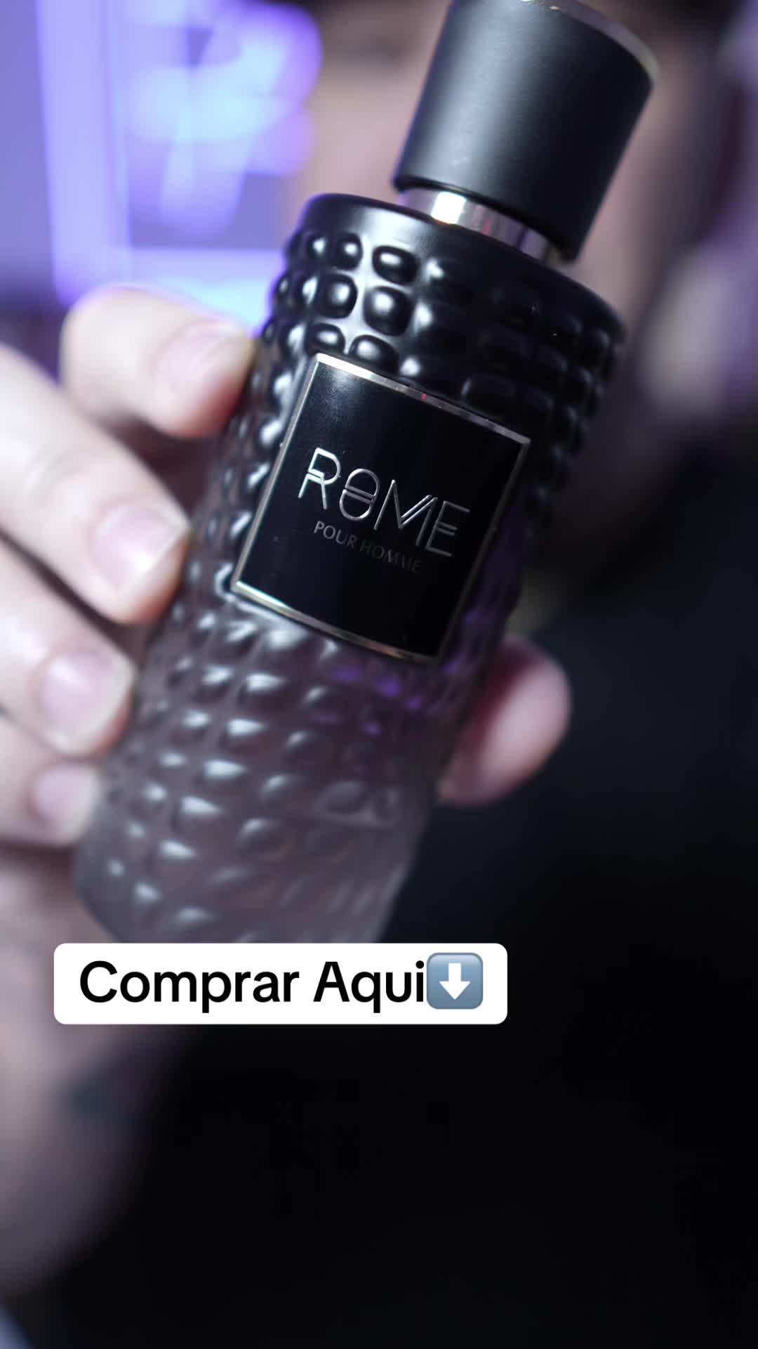 TikTok post by @soyelperfu for Bharara Beauty. Caption reads: @Bharara Beauty Mast Perfumes Rome Pour Homme....