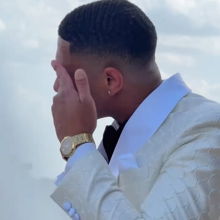 Instagram post by @champagnenupe for The Shade Room. Caption reads: The moment we’ve been waiting for 🤍

🎥Captured....