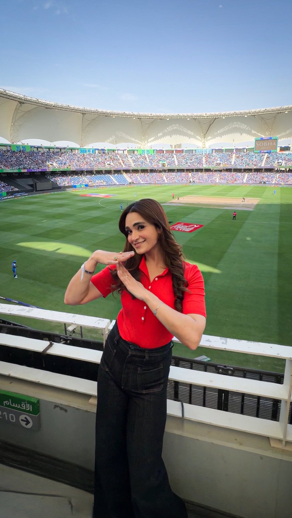 Instagram post by @bony.kar for Coca-Cola India. Caption reads: Witnessed India winning the Champions Trophy....
