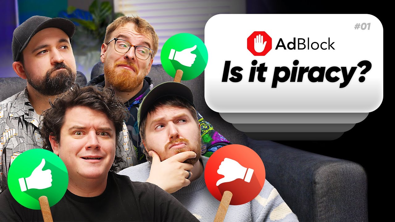 YouTube post by @LinusTechTips for Rocket Money. Caption reads: 4 Tech Experts Debate Common PC Questions.