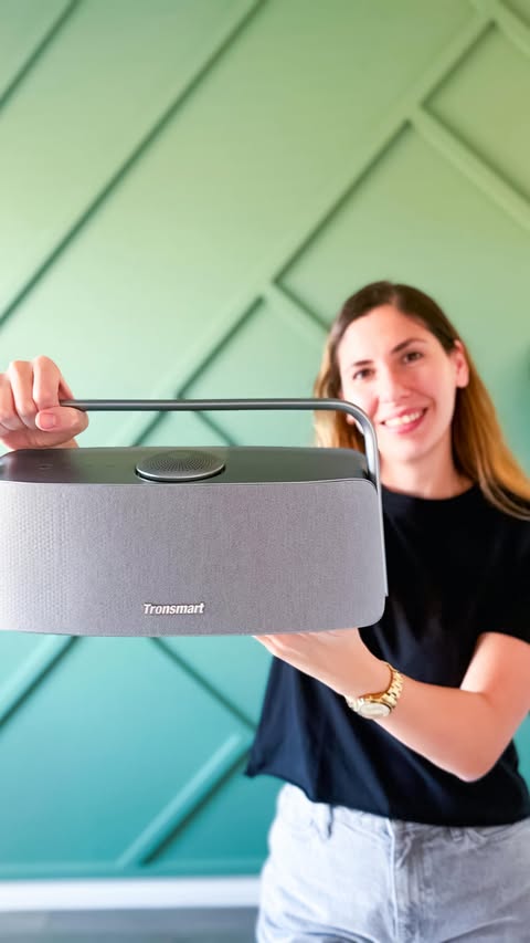 Instagram post by @hayatintheusa for Tronsmart. Caption reads: [...] and makes the moment feel complete.....