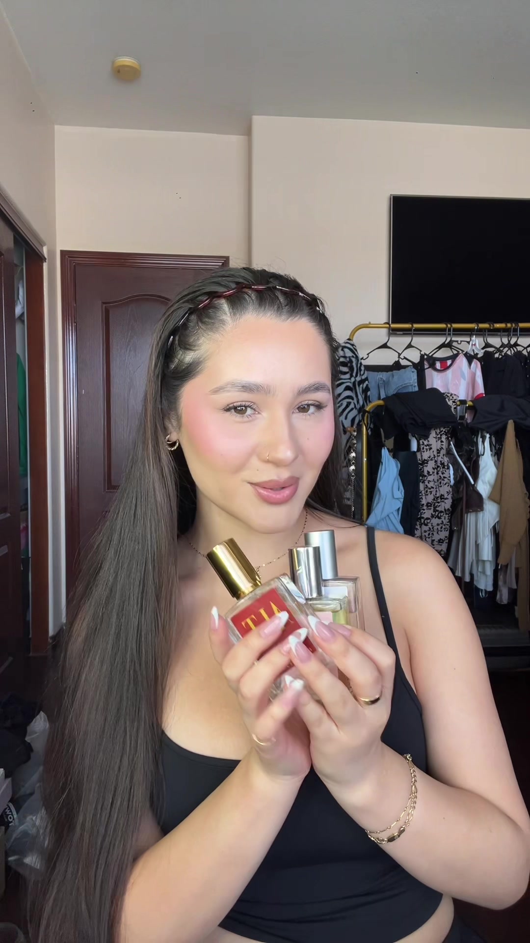 TikTok post by @marisolcordova_ for ALT. Fragrances. Caption reads: @ALT. Fragrances obsessed 🤩 #perfume.